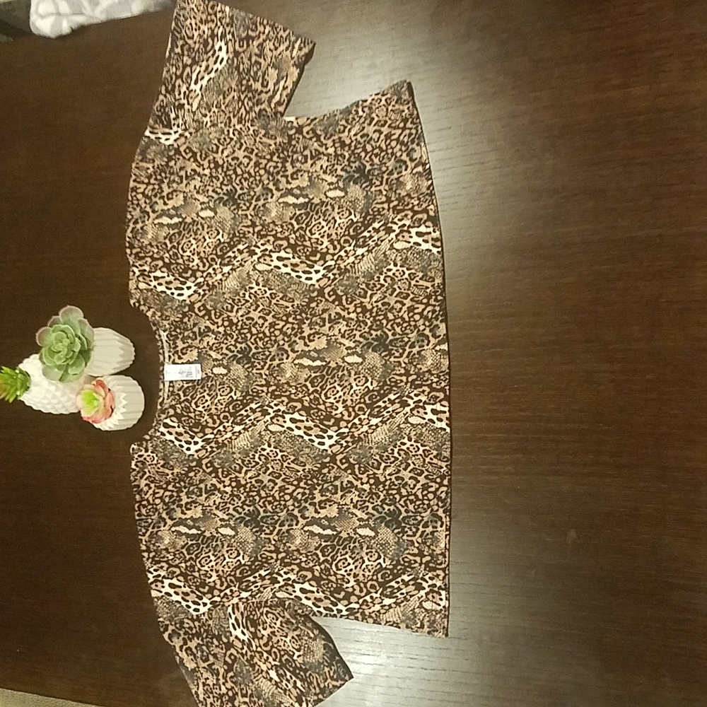 Animal Print crop Top